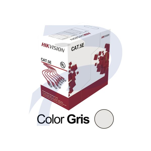 CABLE UTP CAT 5E GRIS